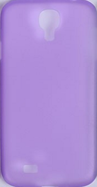 М'який ультратонкий (0,3 мм), пластиковий фіолетовий чохол для Samsung Galaxy S4