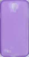 М'який ультратонкий (0,3 мм), пластиковий фіолетовий чохол для Samsung Galaxy S4
