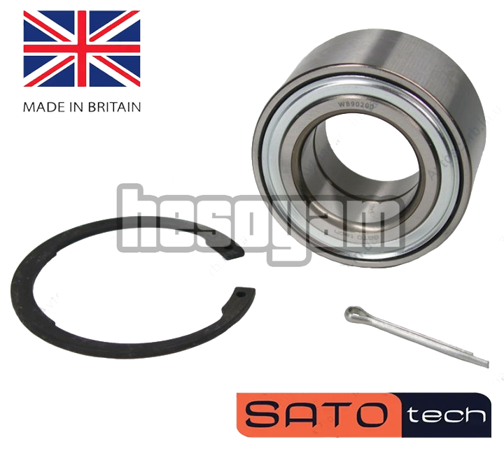 Підшипник передньої маточини Carens 3, 4, Sportage (SL), Tucson (JM), Sonata 5 NF, ix35, Magentis SATO tech WB90200, фото 1