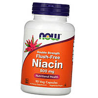 Ниацин Now Foods Flush-Free Niacin 500 mg Double Strength 90 капсул