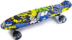 Penny Board "Cool Draft" Joker Світяться колеса