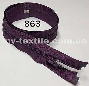 Блискавка спіральна Тип-5 70 см Темно-фіолетовий