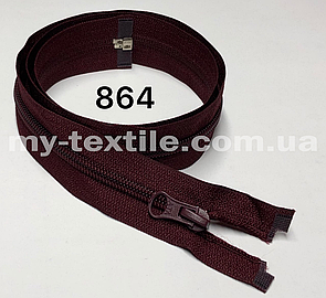 Блискавка спіральна Тип-5 70 см Бордовий