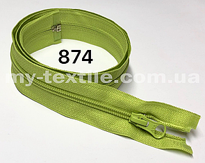 Блискавка спіральна Тип-5 70 см Салатовий