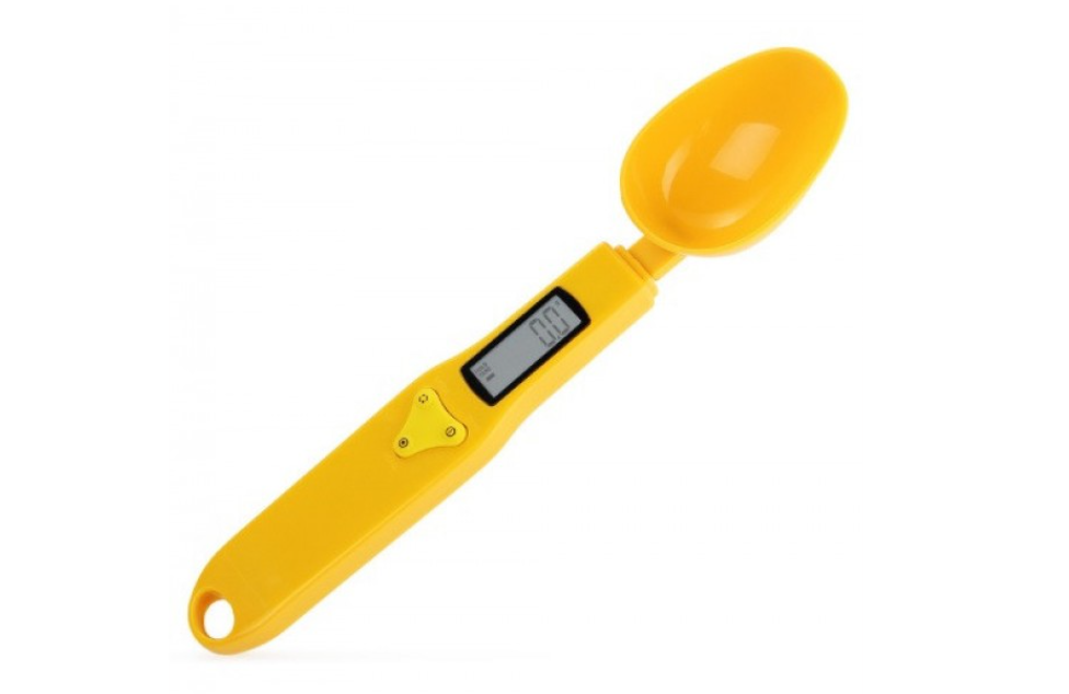 Мірна ложка-ваги Digital Spoon Scale електронна цифрова до 500 г Жовта (KG-3002)