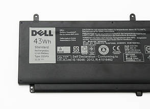 Оригінальна батарея Dell Inspiron 15 7547, 7548 - D2VF9 (11.1 V 43Wh 3705mAh) - Акумулятор, АКБ для ноутбука, фото 4