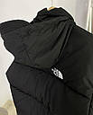 Пуховик The North Face зимовий чоловічий чорний розмір S, M, L, фото 5