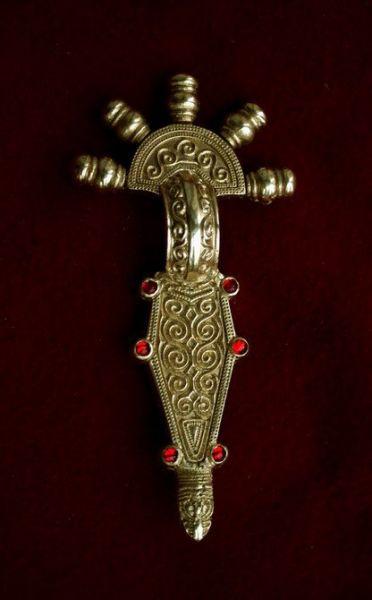 Фібула остготів з Музею Історії Мистецтв, міста Відня. 5-7 ст