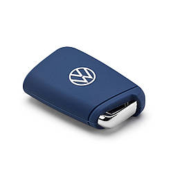 Силіконовий чохол для ключа Volkswagen Key Cover, Golf 7 (MQB), Dark Blue, артикул 000087012AN530