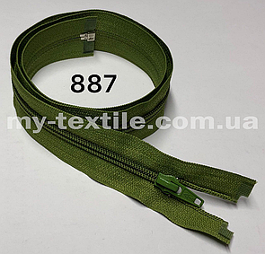 Блискавка спіральна Тип-5 70 см Зелений