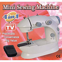 Швейная машинка FHSM 201 с адаптером, портативная швейная машинка, мини швейная машинка, ручная швейная, в!