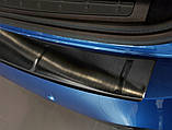 Захисна накладка на задній бампер для BMW X1 F48 M-Sport 2015-2020, lift 2020+ /чорн.нерж.сталь/, фото 6