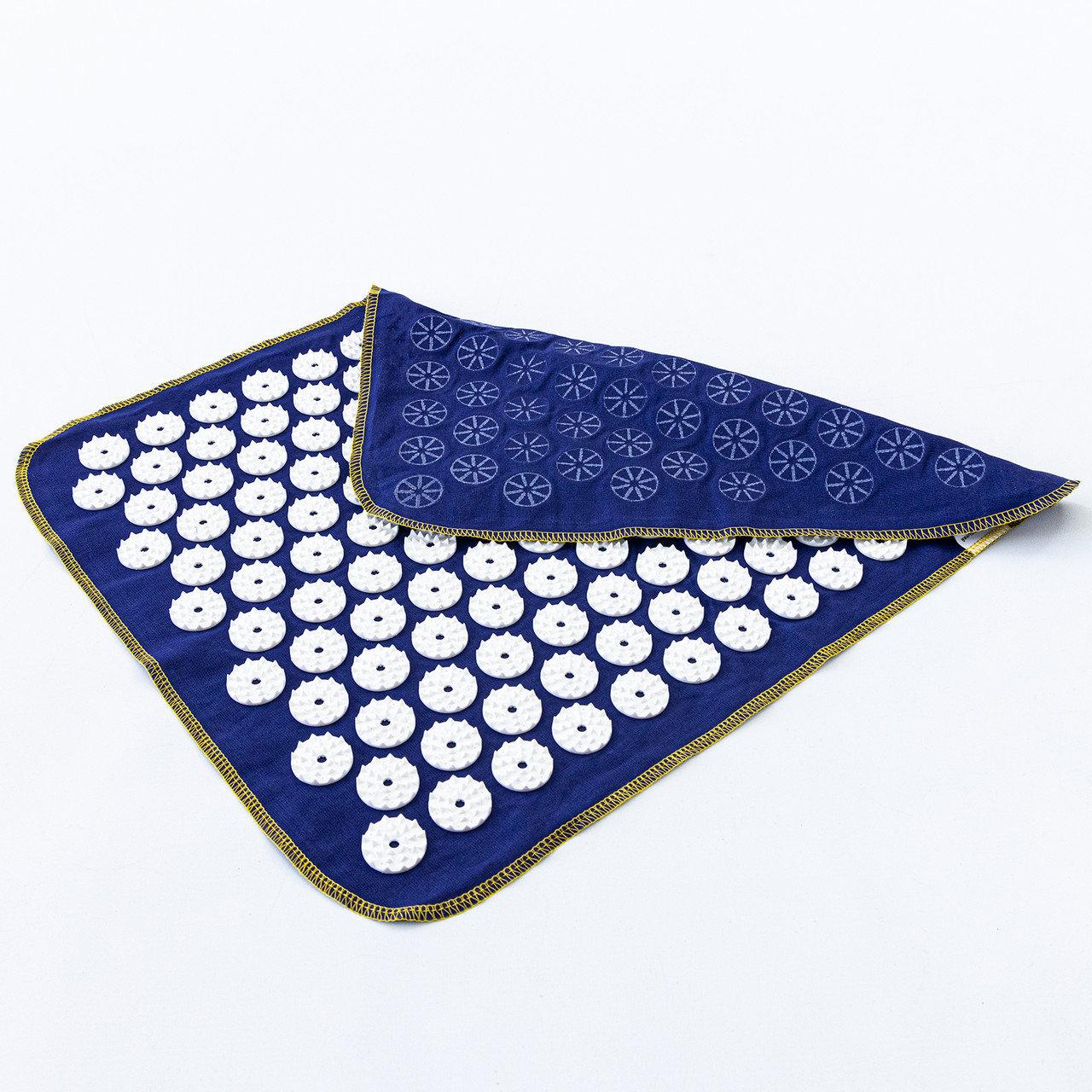 Масажний килимок Аплікатор Кузнєцова (акупунктурний голка для спини) OSPORT Lite 50 (apl-004) Синьо-білий, фото 1