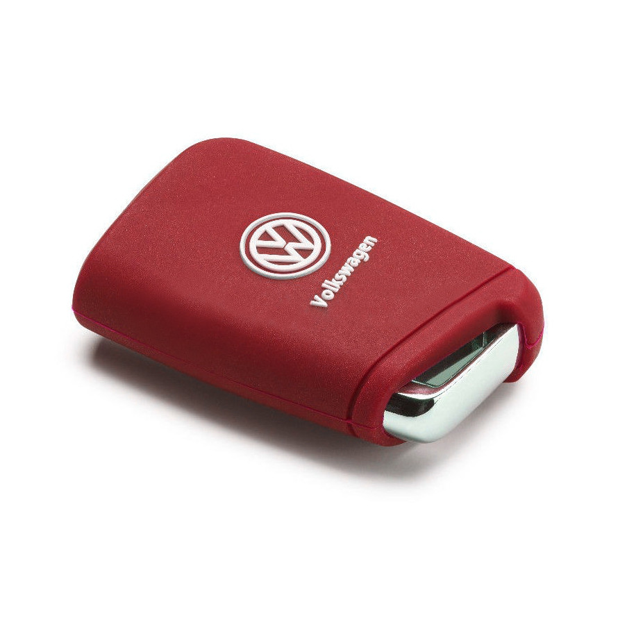 Силіконовий чохол для ключа Volkswagen Key Cover, Golf 7 (MQB), Red, артикул 000087012AL041