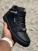 Ботинки демисезонные подростковые кожаные черные 35-40 размеры Uk0755