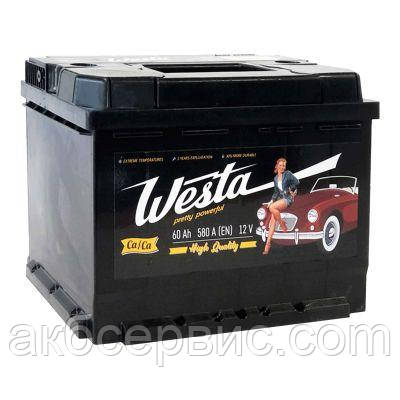 Акумулятор автомобільний Westa 6CT-60 Аз Pretty Powerful (WPP601)