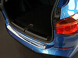 Захисна накладка на задній бампер для BMW X1 F48 M-пакет 2015-2020, lift 2020+ /нерж.сталь/, фото 6