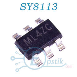 SY8113A (ML4ZC) DC/DC перетворювач 3А 500кГц SOT23-6