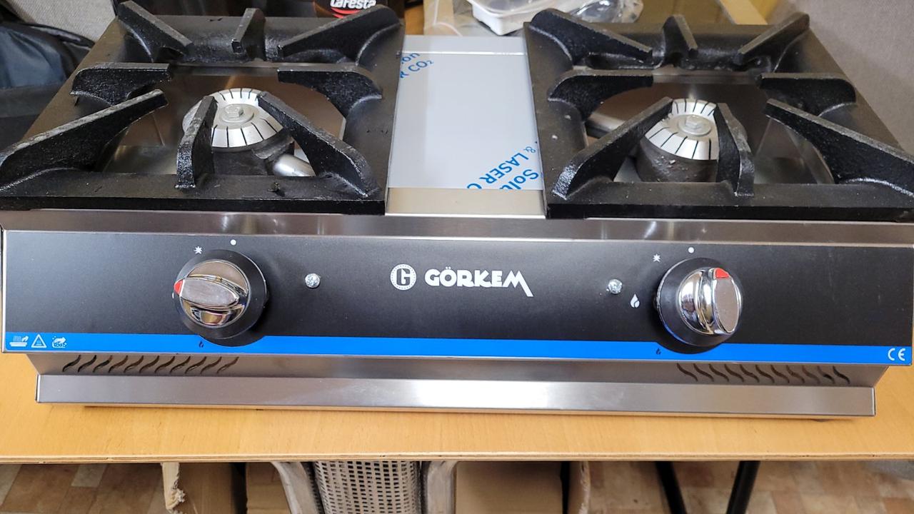Görkem.Плита газова настільна 2-конфоркова Görkem GO 20 (конфорка 200х200)