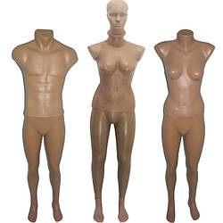 Манекени в повний зріст збірні (Економ-варіант)