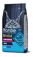 Сухой корм Monge Cat Bwild Low Graine Adult для взрослой кошки анчоус 1.5КГ