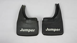 Бризковики (компл.: 2шт, з бортиком і написом Jumper) на Citroen Jumper 1994-2006
