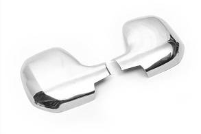 Хром накладки на дзеркала (пластик) на Citroen Berlingo 2008-2018