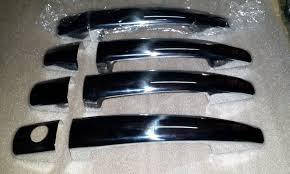 Хром накладки на ручки (комп.: 4 шт., нерж., Omcarline) на Citroen Berlingo 2008-2018