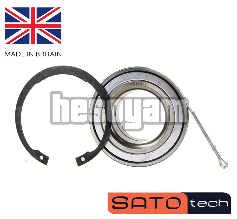 Підшипник передньої маточини i30, ix20, Velanoster, Elantra HD, Ceed, Venga, Soul (517200q000) SATO tech WB90202, фото 1