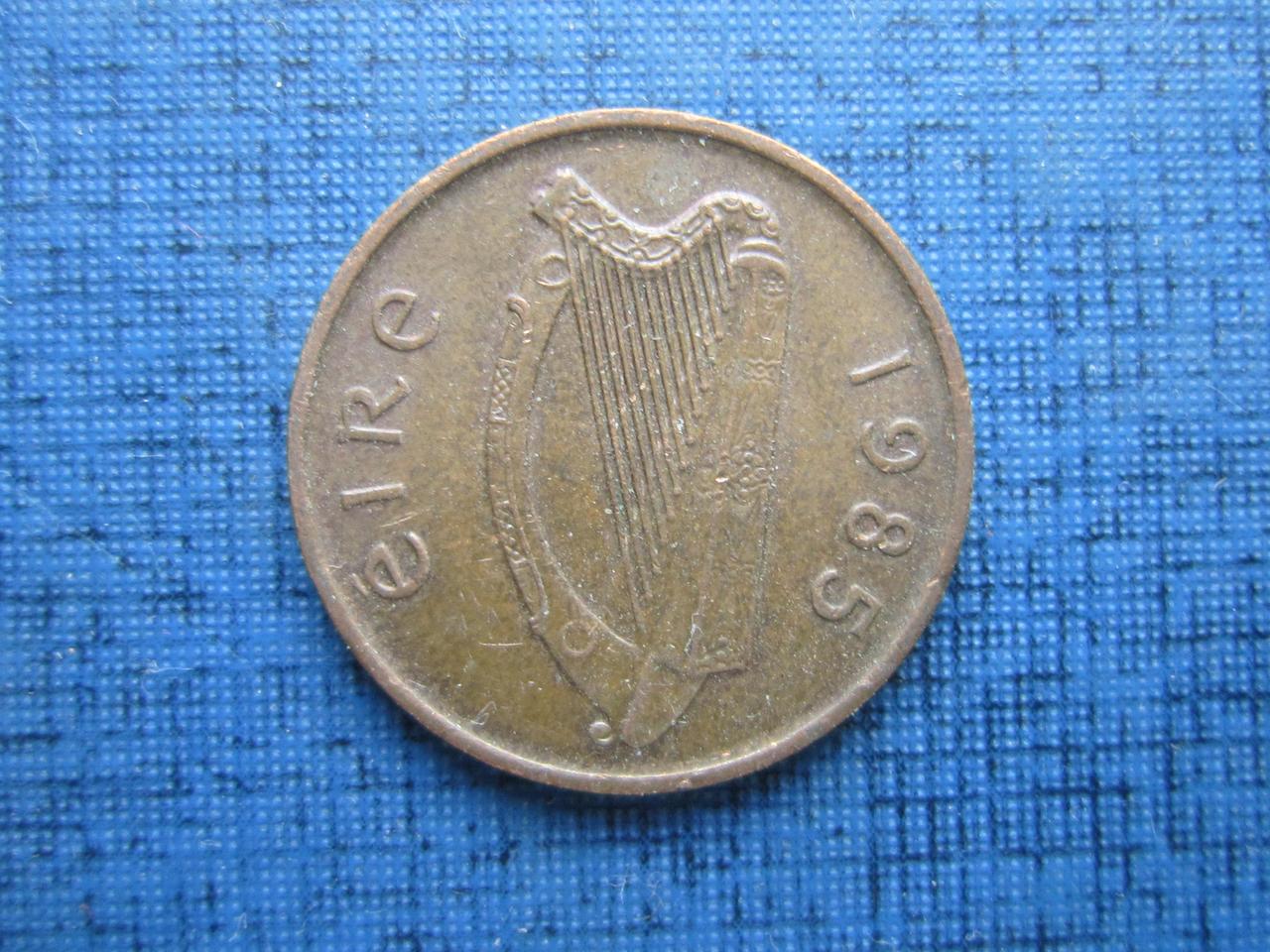 Монета 1 пенни Ирландия 1988 1980 1982 1998 1985 фауна птица 5 дат цена за 1 монету - фото 10 - id-p360413400