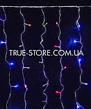 Гірлянда штора 240 LED 3 м*1.5м, Мультик колір, фото 2