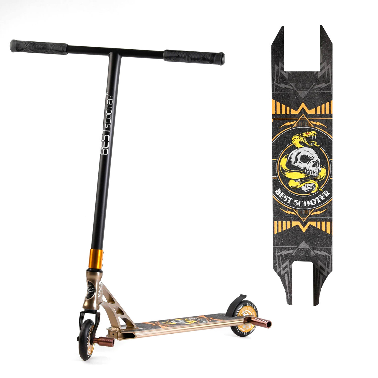 Самокат трюковий (алюміній, HIC-система, пеги, колеса PU 110 мм) Best Scooter 26781