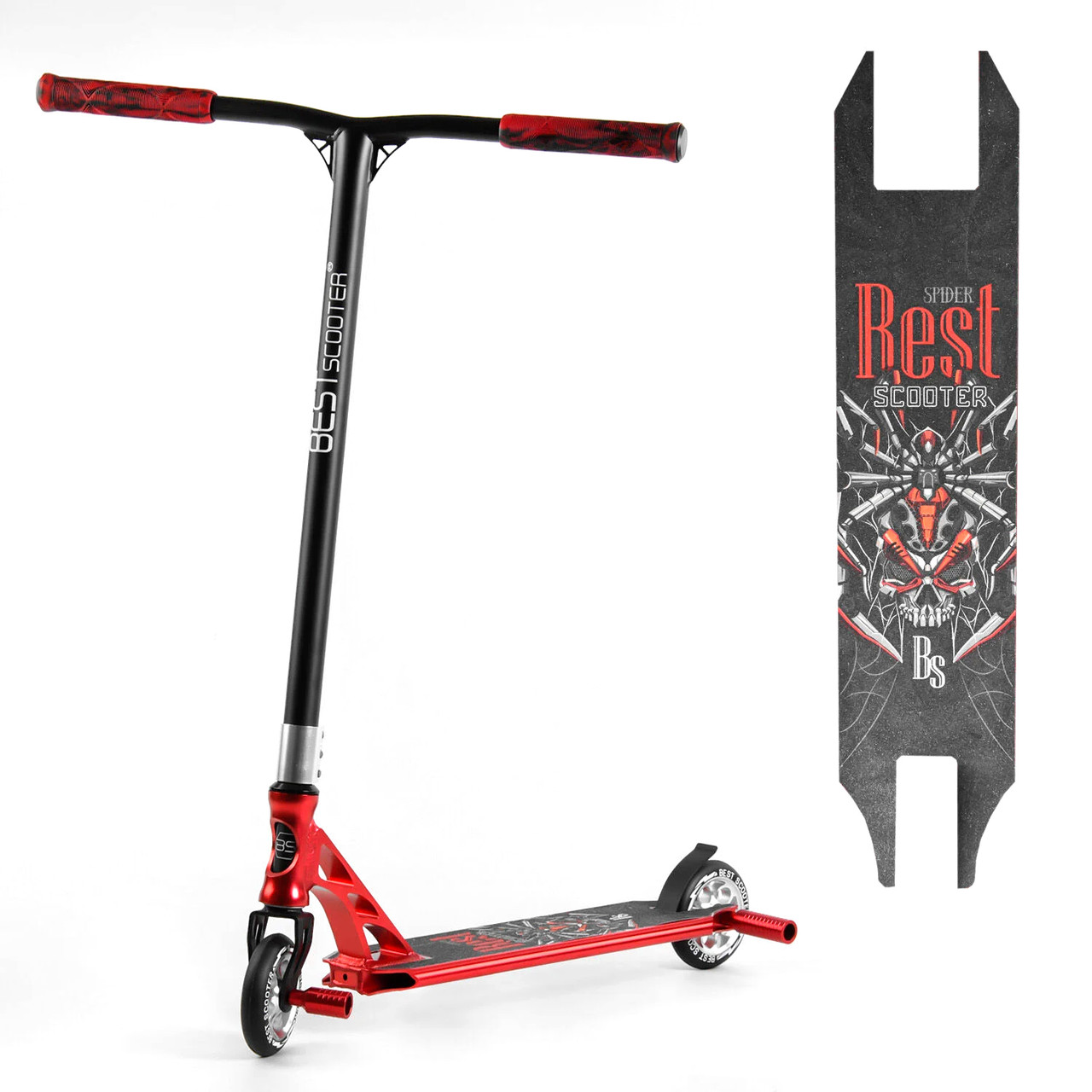 Самокат трюковий (алюміній, HIC-система, піги, колеса PU 110 мм) Best Scooter 28536, фото 1