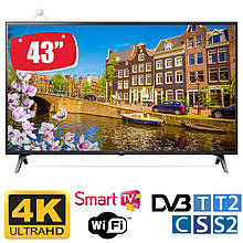 Телевізор LG 43UN711 (SMART, IPS, 4K, Т2, S2, webOS 5.0, Польща)