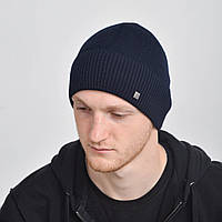 В'язана шапка Nord 171812 BF (без флісу) синій