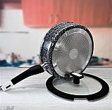 Велика глибока сковорідка 24 см 3.0 л Edenberg EB-3323 Сковорода з гранітним антипригарним покриттям, фото 7