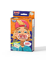 Развлекательная игра VETO мини Danko Toys настольная развивающая карточная игра для детей взрослых