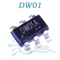 DW01A микросхема защиты аккумулятора SOT-23-6