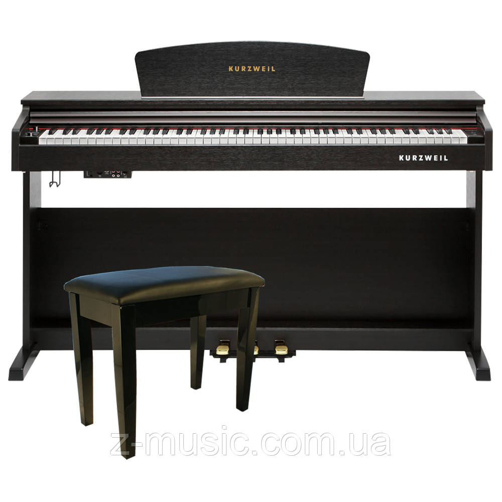 Цифрове піаніно Kurzweil M90 SR (стійка, 3 педалі, банкетка, пюпітр, блок живлення)
