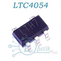 LTC4054 (LTH7) контролер заряду батареї 4.2 В 500мА SOT23-5