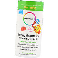 Витамин Д для детей Rainbow Light Sunny Gummies Vitamin D3 400 IU 60 gummies