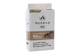 Пелюшки тренувальні All-Absorb Basic Japanese style (Ол-Абсорб 60/90см) 50шт