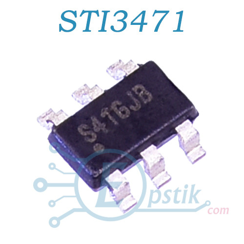STI3471, (S41GJB), DC-DC перетворювач, 3A, 4.5-18V, 500KHz, SOT23-6