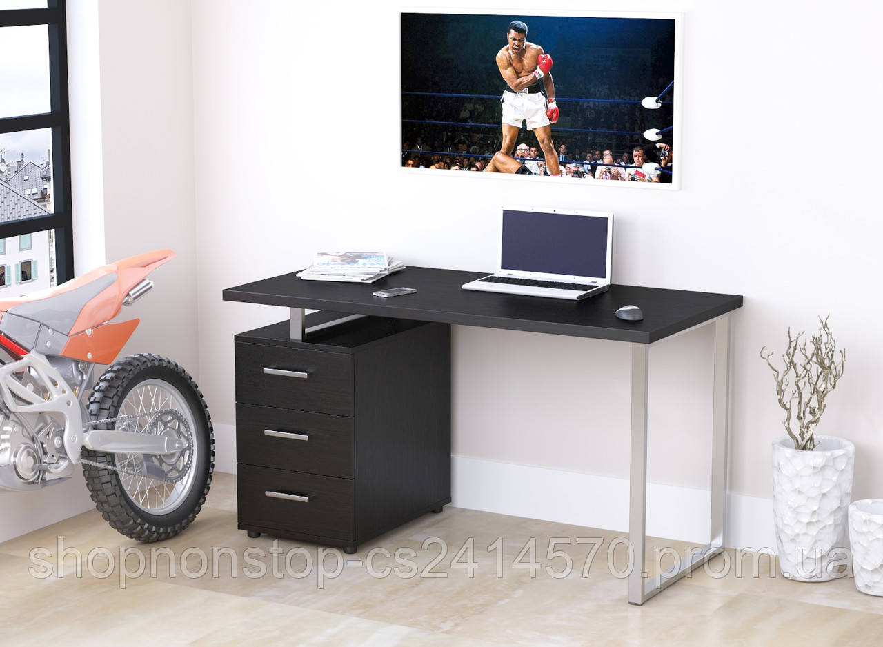 Стіл письмовий лофт L-27 Макс MAX Loft design Венге Луізіана