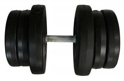 Гантель розбірна композитна домашня гантель пластикова для тренувань Newt Rock Pro-R 21,5 кг, фото 2