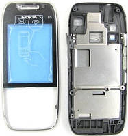 Корпус Nokia E75 silver black (срібло/чорний)