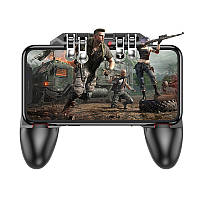 Механический джойстик (Триггер) для смартфона HOCO GM7 Eagle six finger game controller Black