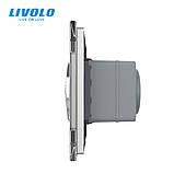 Bluetooth колонка 10 Вт Livolo сірий скло (VL-C7-FCF-2IP), фото 5