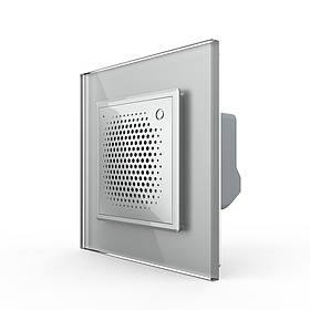 Розумний дверний дзвінок сирена ZigBee Livolo сірий (VL-C7-FCBZ-2IP)