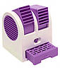 Кондиціонер вентилятор портативний MINI FAN HB 168 Фіолетовий, фото 3